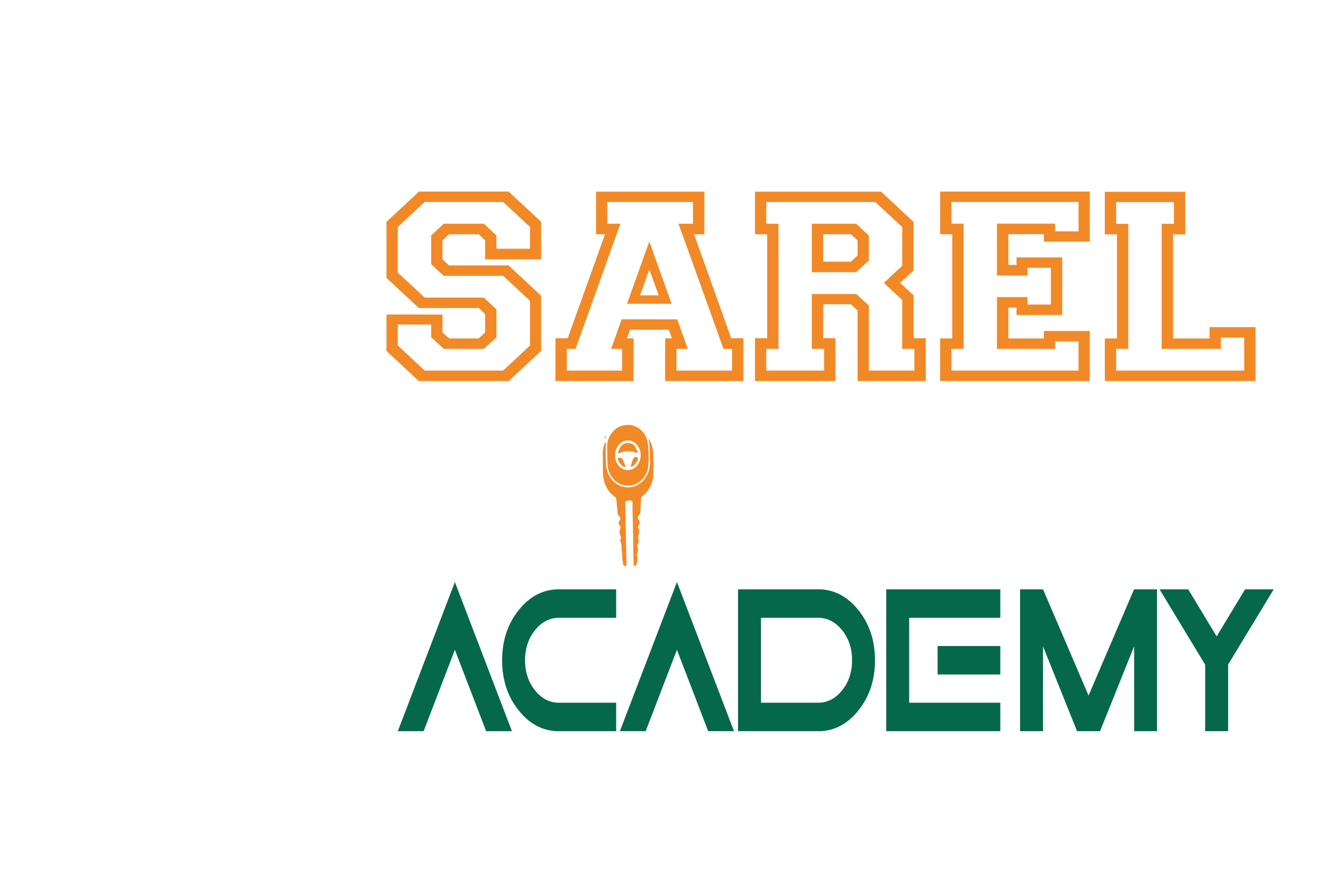 SAREL DRIVERS ACADEMY LOGO FINAL-White Big